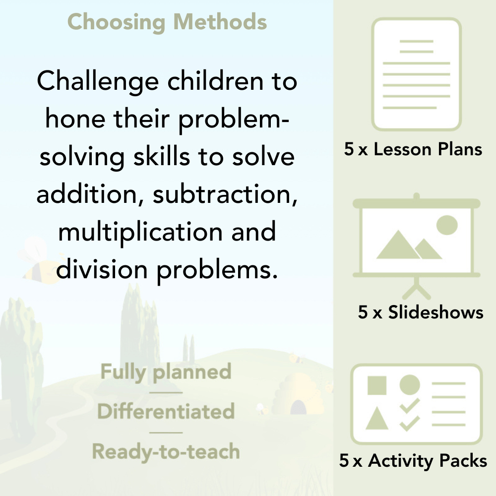 PlanBee Choosing Methods Year 6 Maths Planning by PlanBee