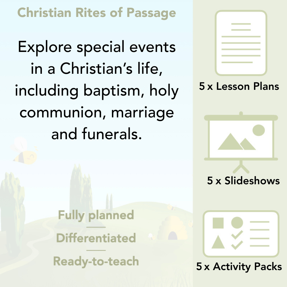 PlanBee Christian Rites of Passage | Year 2 RE lessons
