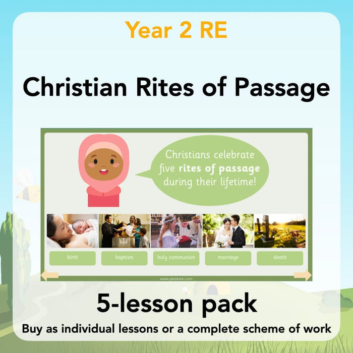PlanBee Christian Rites of Passage | Year 2 RE lessons