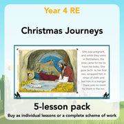 PlanBee Christmas Story KS2 RE Lessons for Year 4 by PlanBee