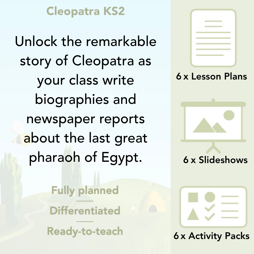PlanBee Cleopatra KS2 | English Lesson Pack