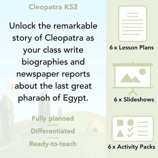 PlanBee Cleopatra KS2 | English Lesson Pack