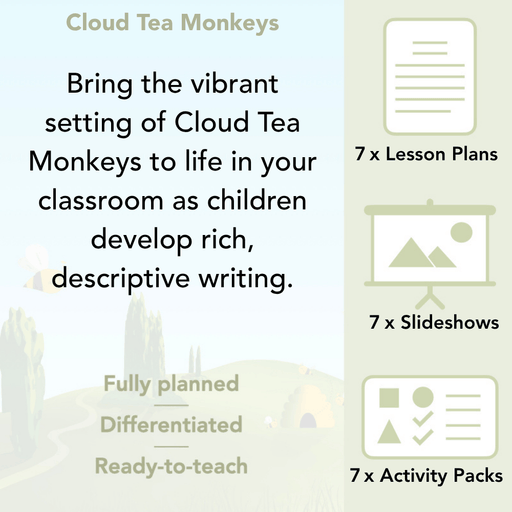PlanBee Year 4 Cloud Tea Monkeys English Lessons by PlanBee