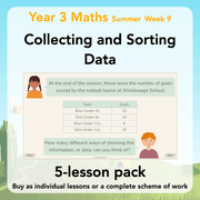 PlanBee Collecting and Sorting Data Year 3 Statistics by PlanBee