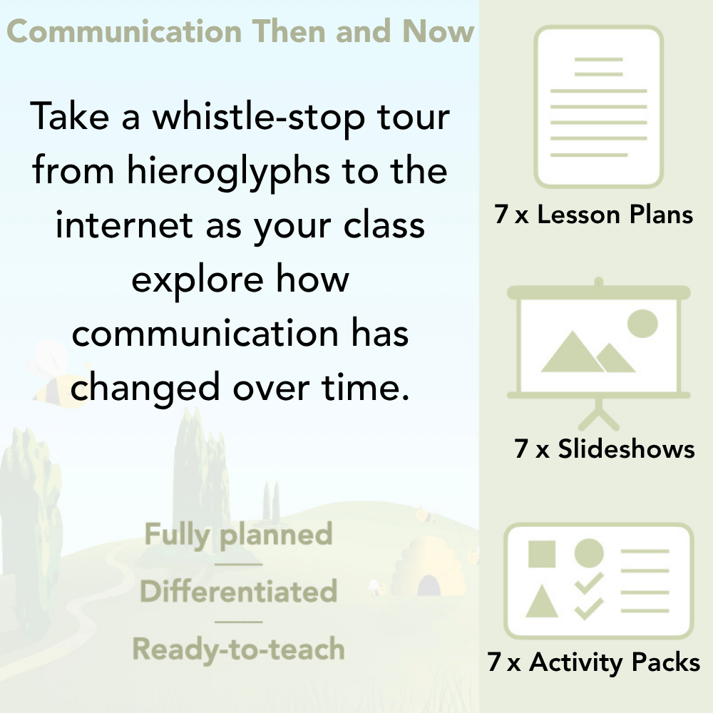 PlanBee Communication Then and Now: Primary History Plans for KS1
