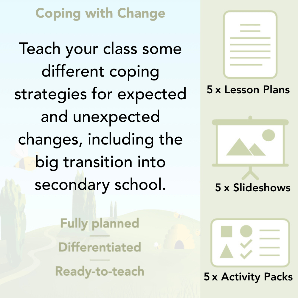 PlanBee Coping with Change - Year 6 Transition PSHE Activities