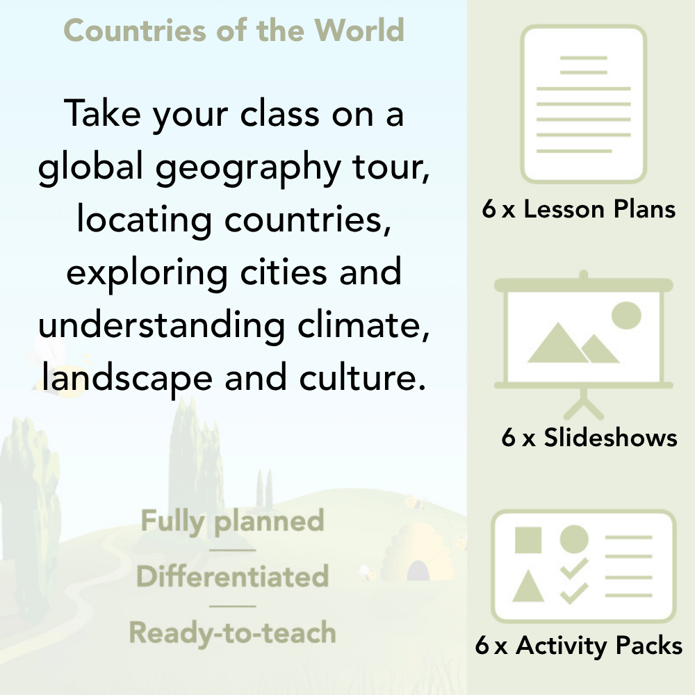 PlanBee Countries of the World | KS2 Geography Lessons PlanBee 