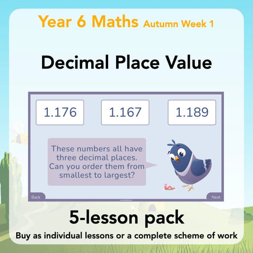 PlanBee Year 6 Decimal Place Value Maths Lessons by PlanBee