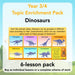 PlanBee Dinosaurs Topic KS2 Enrichment Lesson Pack