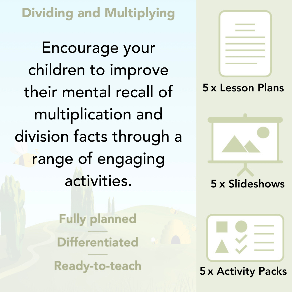 PlanBee Division and Multiplication Year 4 Maths Lessons by PlanBee