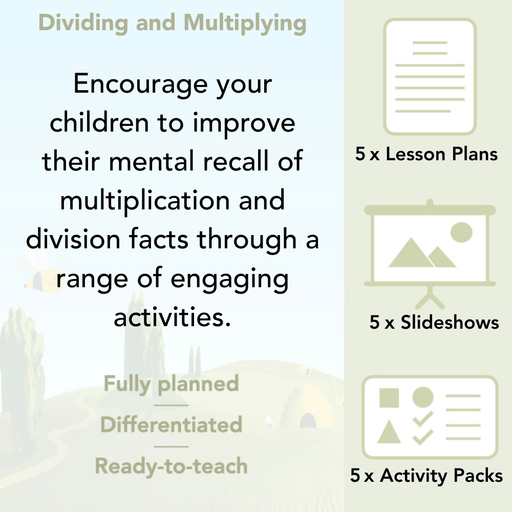 PlanBee Division and Multiplication Year 4 Maths Lessons by PlanBee