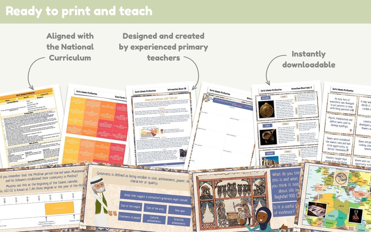 PlanBee Early Islamic Civilisation KS2 | History Lessons | PlanBee