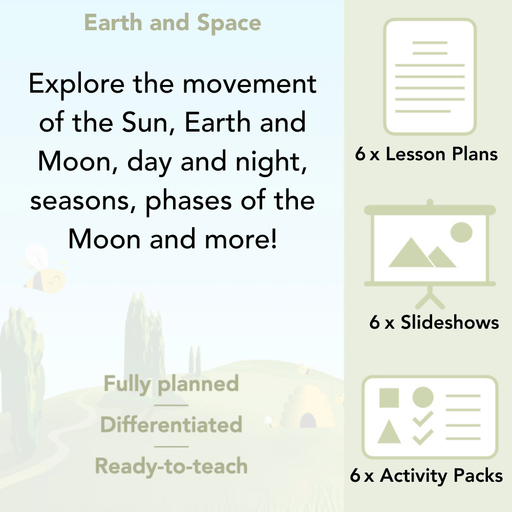 PlanBee Earth and Space Year 5 Science Planning by PlanBee