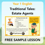 PlanBee FREE Mini-scheme | Traditional Tales: Estate Agents | KS1