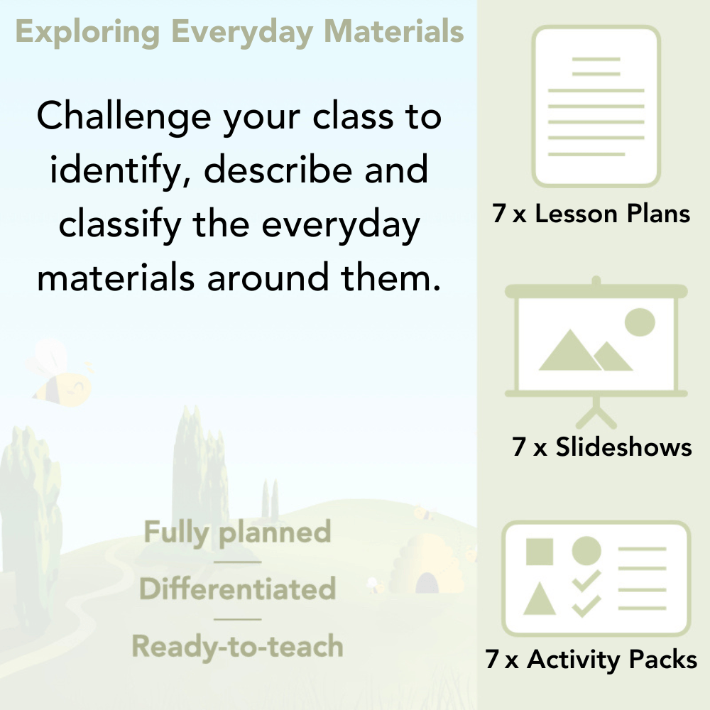 PlanBee Year 2 Materials | Exploring Everyday Materials | KS1 Science PlanBee