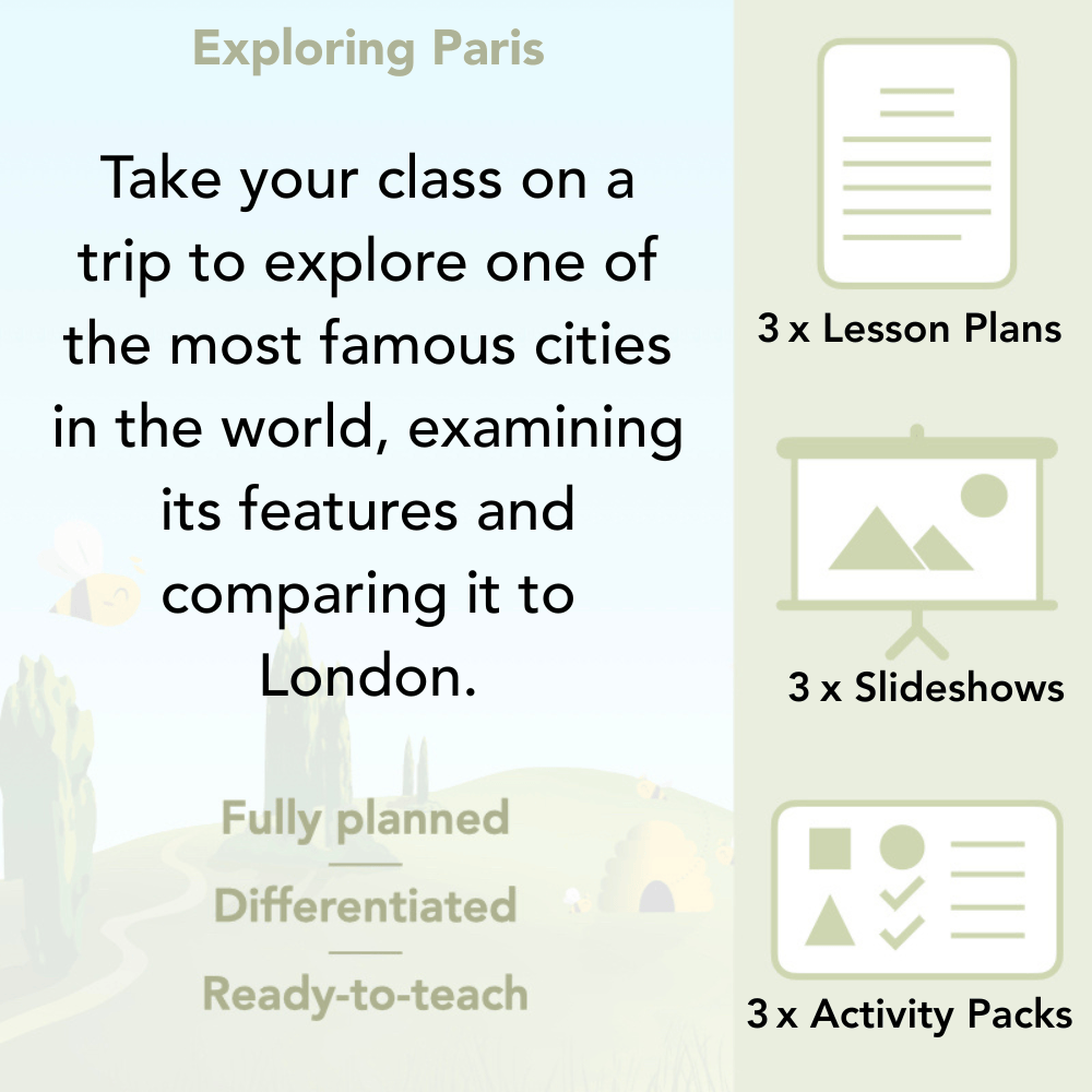 PlanBee FREE exploring Paris scheme | PlanBee France KS2 Geography