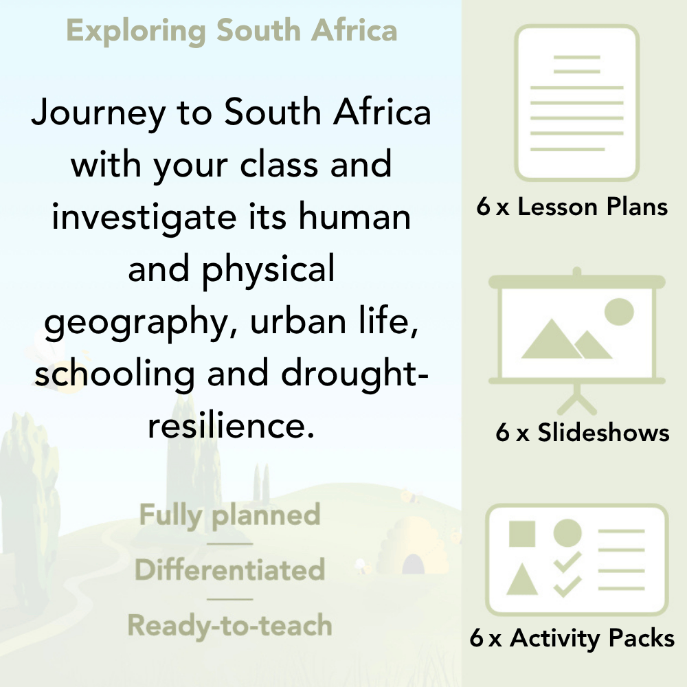 PlanBee Exploring South Africa KS2 Geography Planning Pack | PlanBee