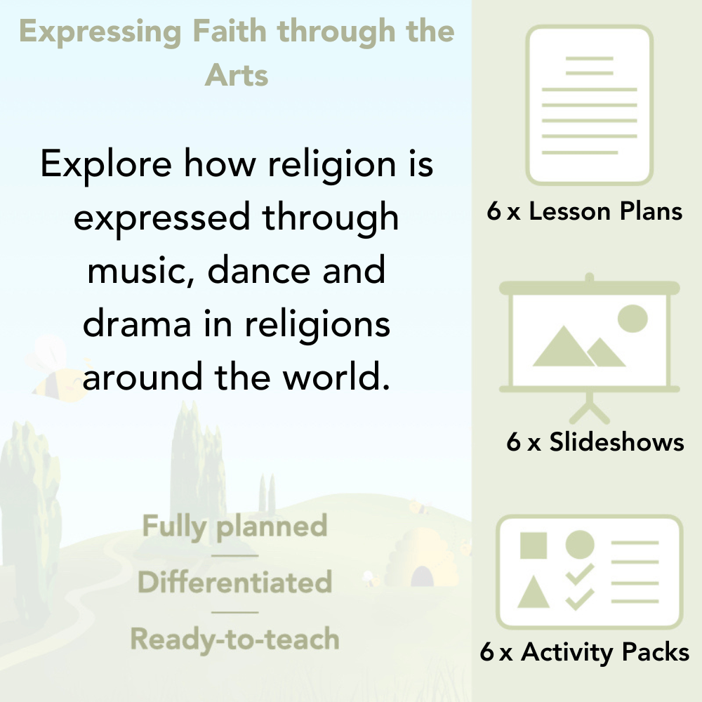 PlanBee Expressing Faith through the Arts KS2 RE lessons by PlanBee