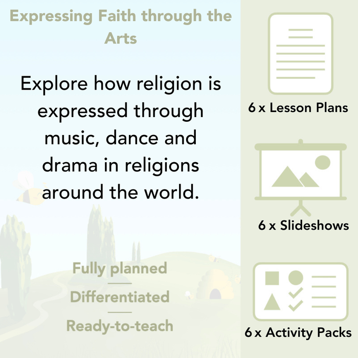 PlanBee Expressing Faith through the Arts KS2 RE lessons by PlanBee
