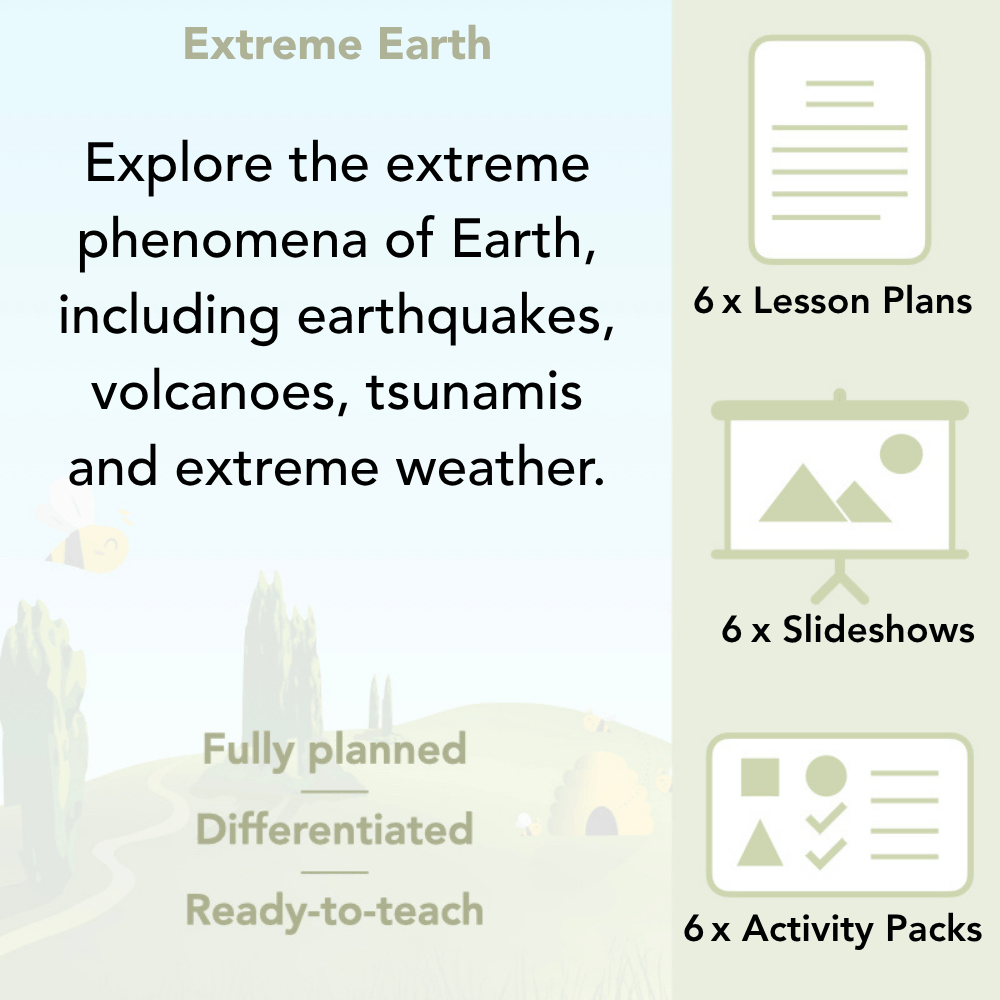 PlanBee Extreme Earth KS2 Lesson Planning Pack