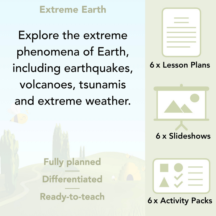 PlanBee Extreme Earth KS2 Lesson Planning Pack
