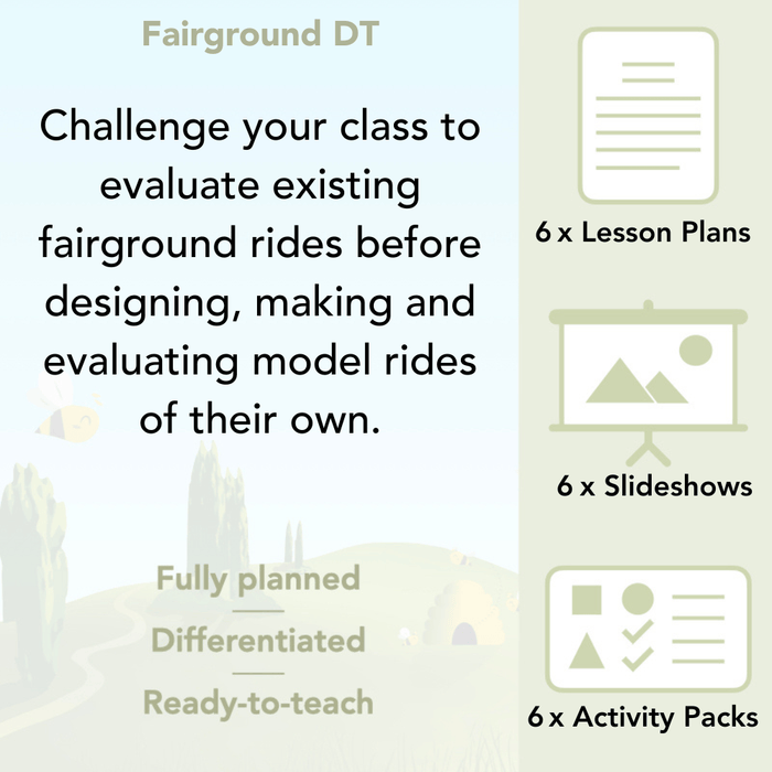 PlanBee Fairground Rides KS2 DT Planning and Resources