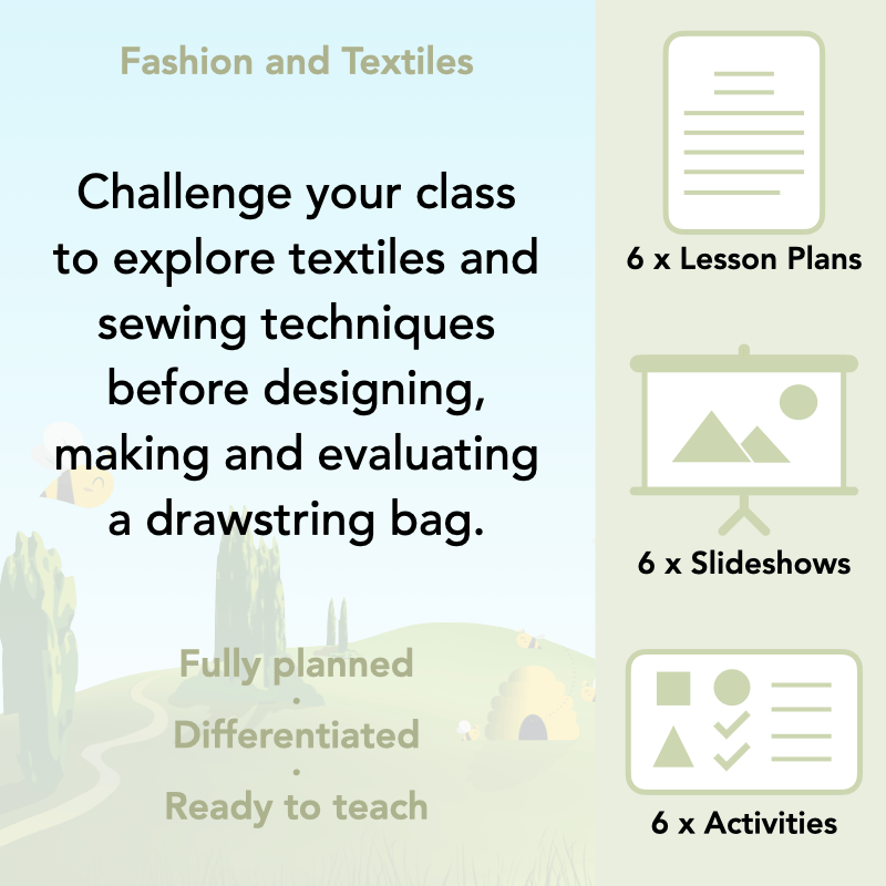 PlanBee Fashion and Textiles: Design and Technology KS2