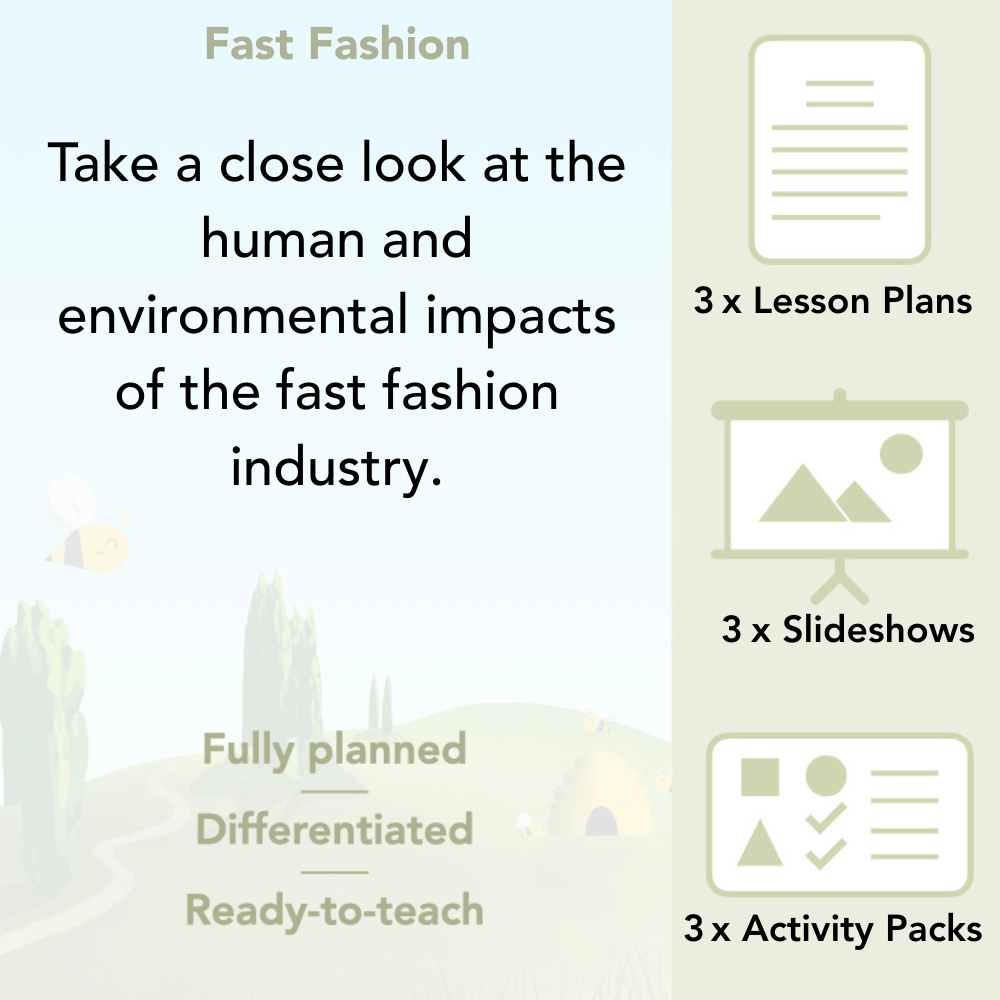 PlanBee Fast Fashion Fairtrade KS2 ESR Lessons by PlanBee