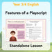 Features of a Playscript KS2 | English Lesson Pack — PlanBee