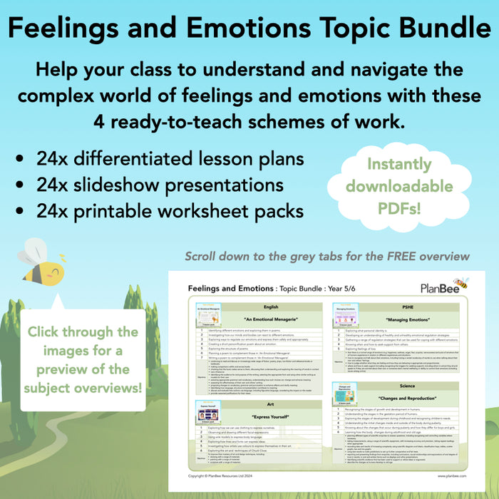 Feelings and Emotions Topic Bundle