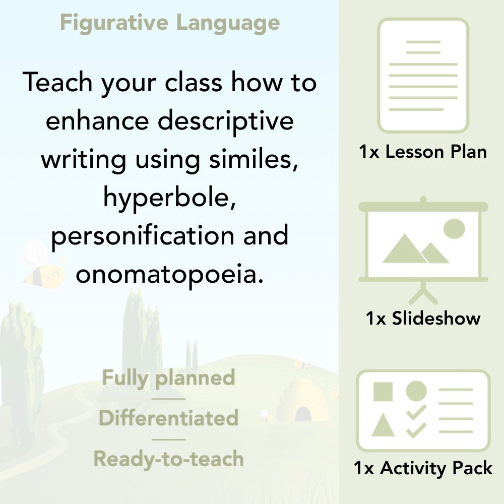 PlanBee Figurative Language KS2 Lesson Pack | PlanBee