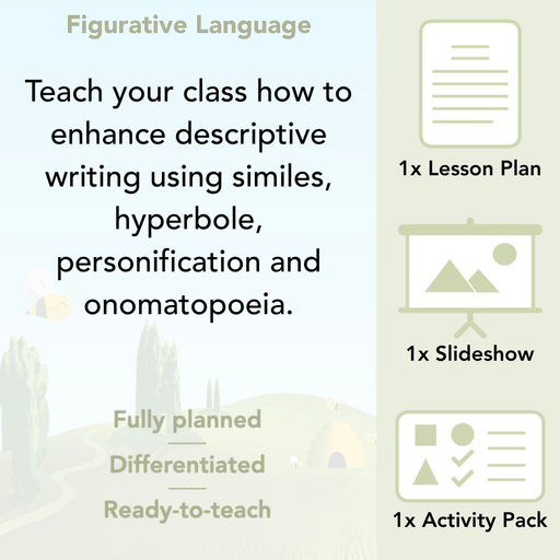 PlanBee Figurative Language KS2 Lesson Pack | PlanBee