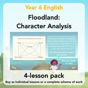 PlanBee Floodland: Character Analysis KS2 | English Lesson Pack