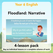 PlanBee Floodland: Narrative KS2 | Year 6 English Lesson Pack