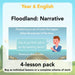 PlanBee Floodland: Narrative KS2 | Year 6 English Lesson Pack