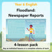 PlanBee Floodland: Newspaper Reports KS2 | Year 6 English Pack