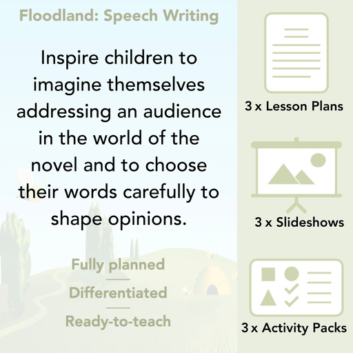 PlanBee FREE Mini-scheme | Floodland: Speech Writing KS2 English
