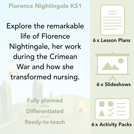 PlanBee Florence Nightingale KS1 Lesson Pack by PlanBee