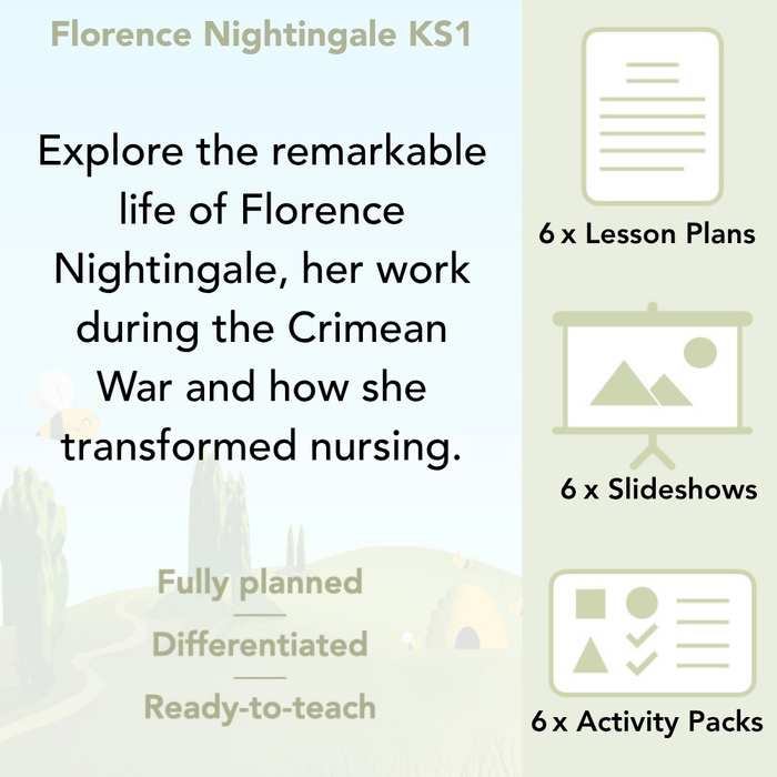 PlanBee Florence Nightingale KS1 Lesson Pack by PlanBee
