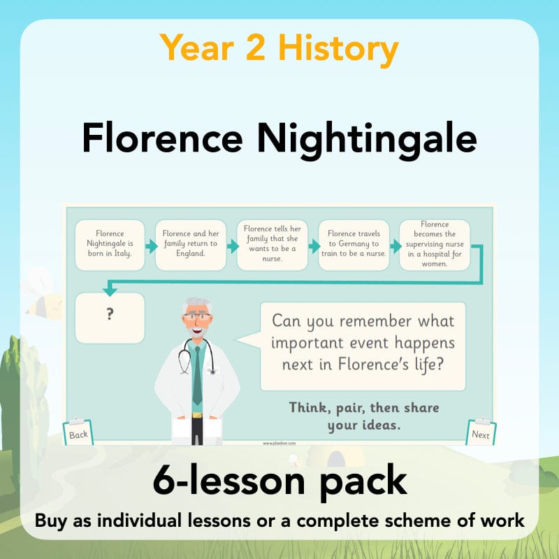 PlanBee Florence Nightingale KS1 Lesson Pack by PlanBee