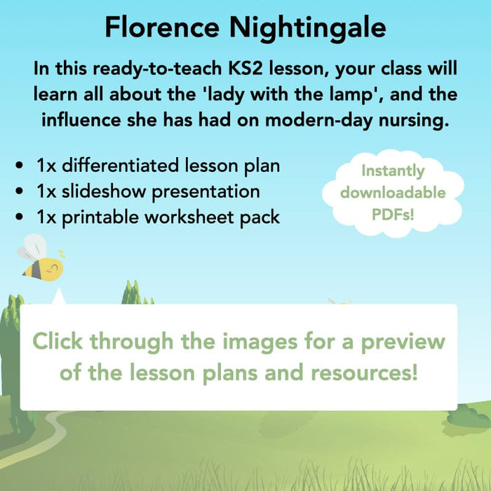 PlanBee Florence Nightingale KS2 Lesson Pack by PlanBee