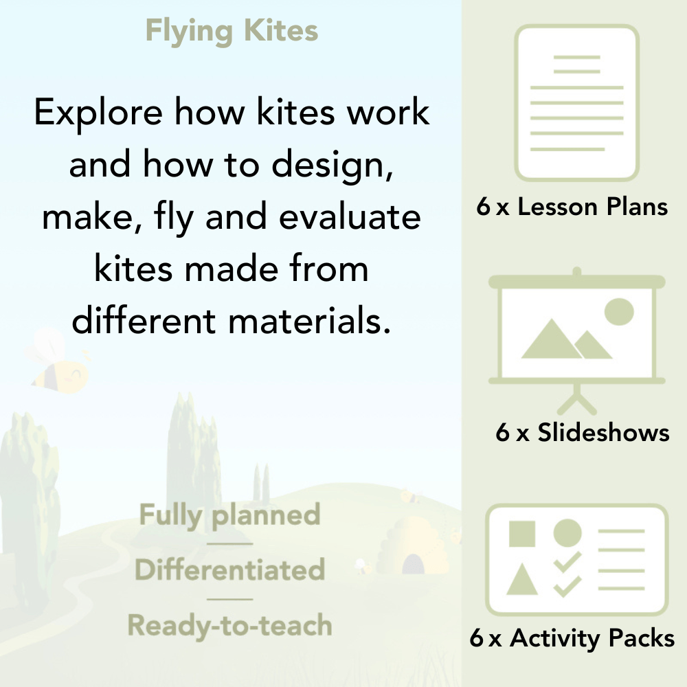 PlanBee Flying Kites KS1 DT Lesson Pack
