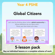 PlanBee Global Citizens | Year 4 PSHE Lessons