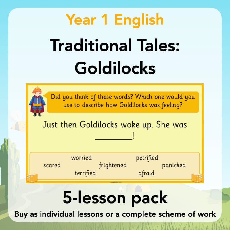 PlanBee Traditional Tales: Goldilocks | KS1 English Pack