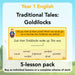 PlanBee Traditional Tales: Goldilocks | KS1 English Pack