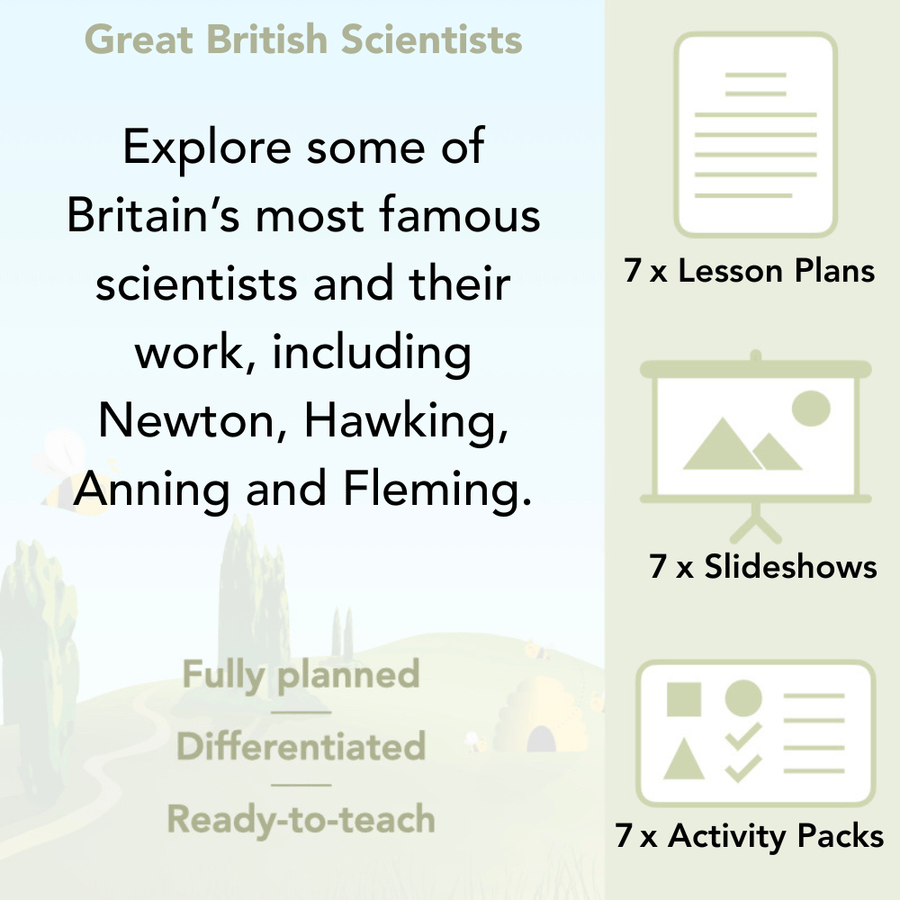 PlanBee Great British Scientists KS2 Science Lessons by PlanBee