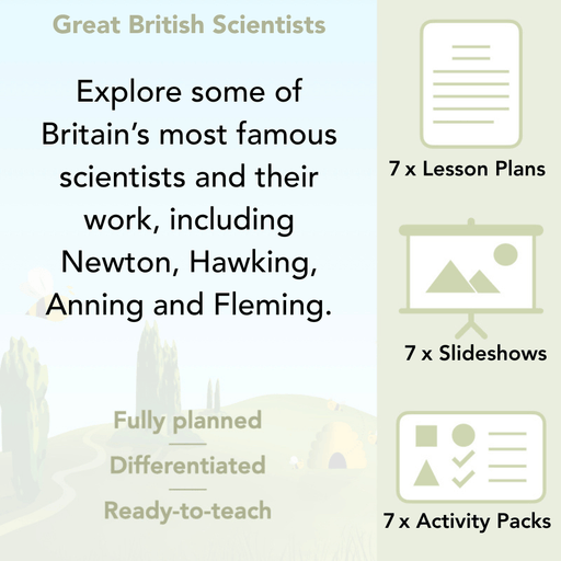 PlanBee Great British Scientists KS2 Science Lessons by PlanBee