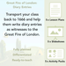 PlanBee Great Fire of London Year 2 Diary Entries 