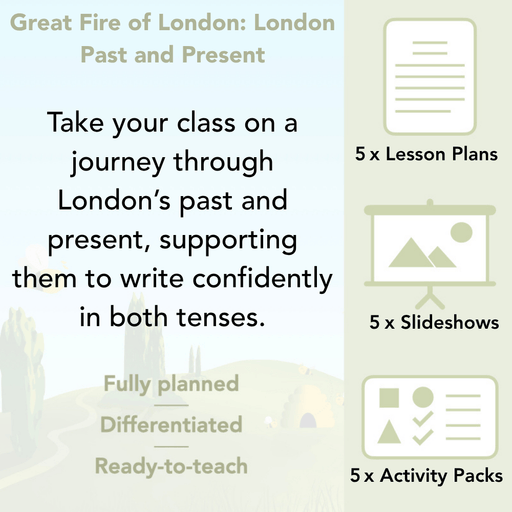 PlanBee London Past and Present KS1 | English Lesson Planning Year 2