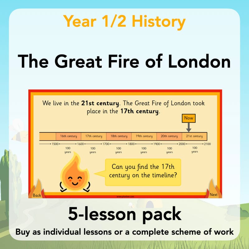 Great Fire of London KS1 Lesson Pack for Year 1 and Year 2
